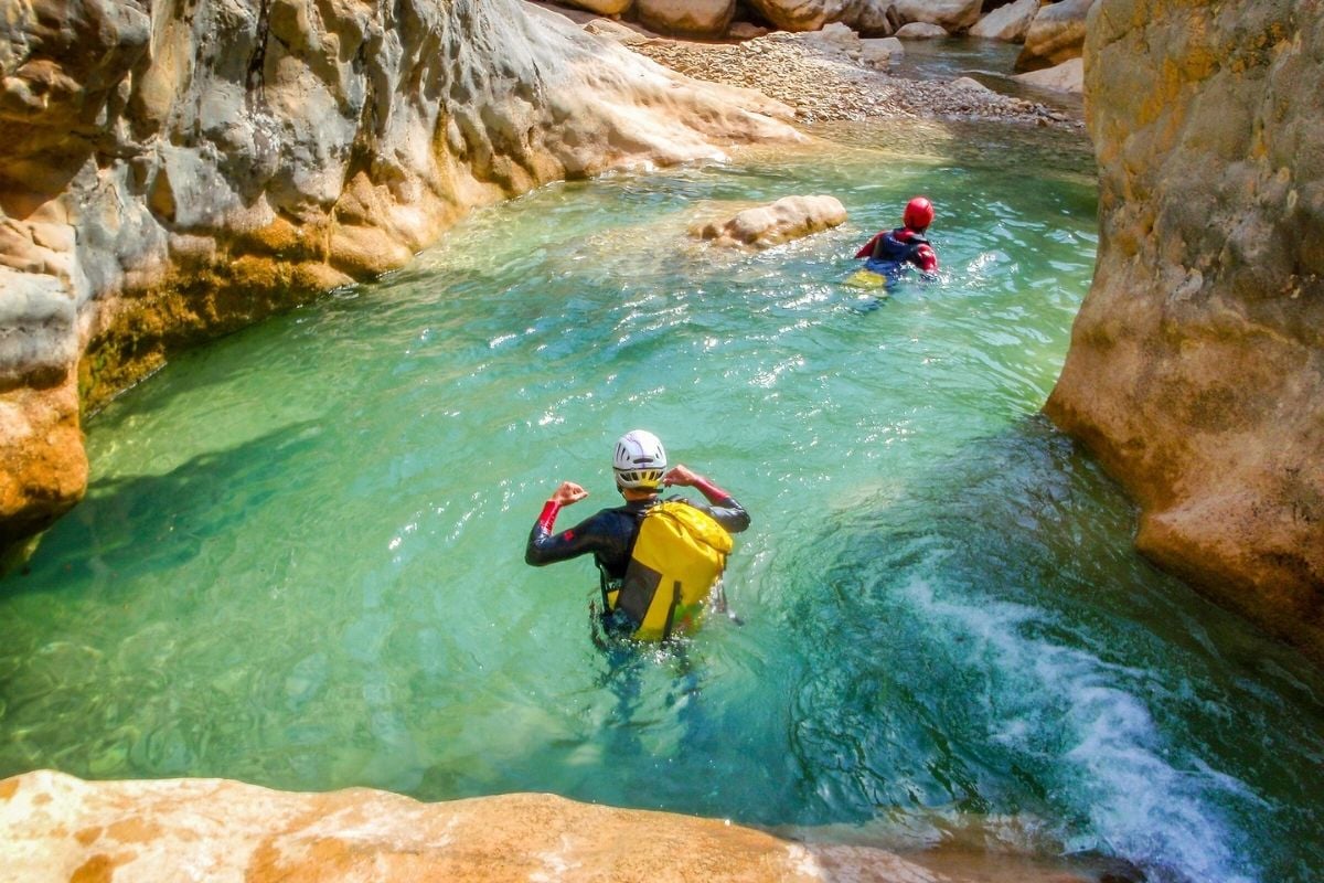 canyoning in Sicily