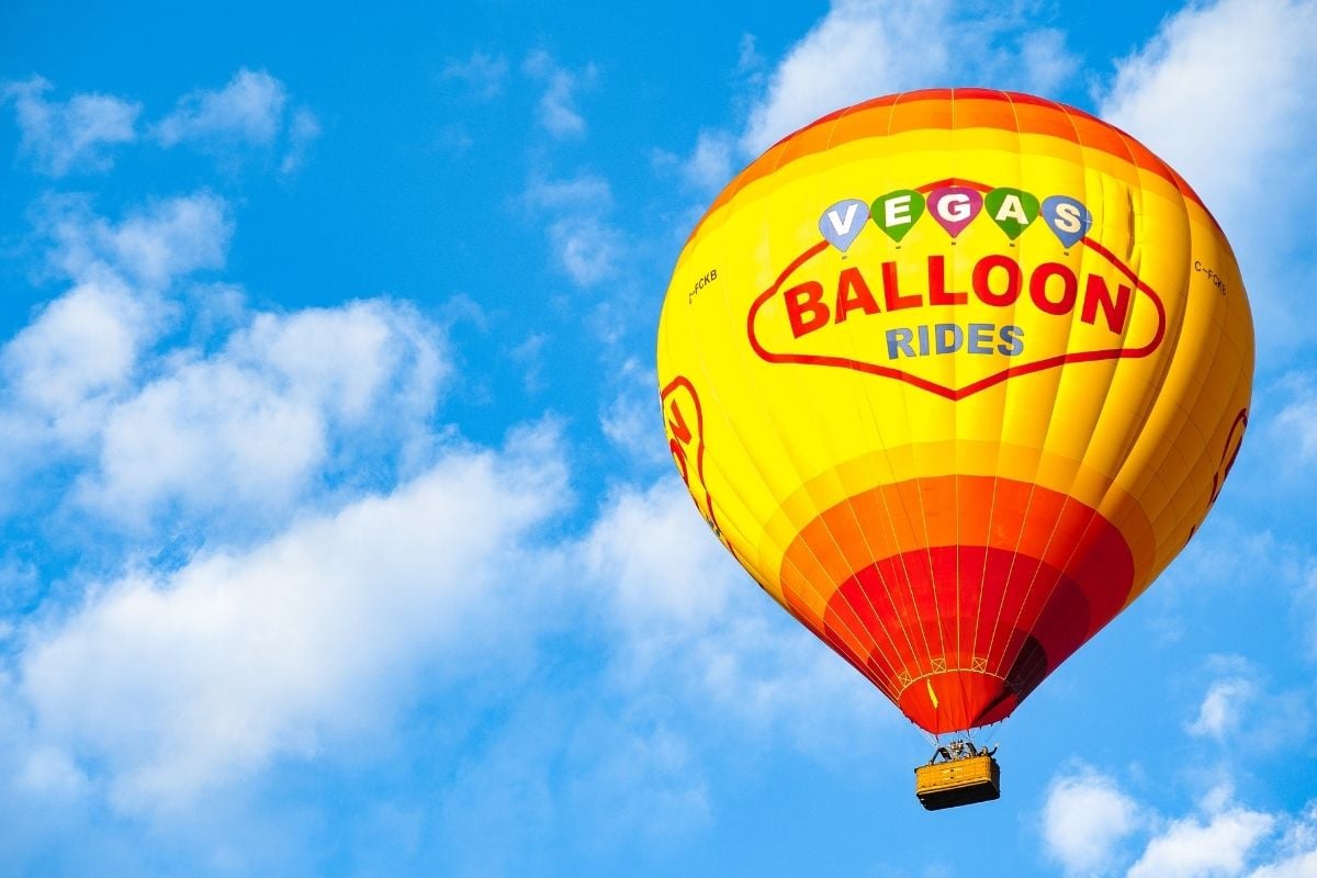 hot air balloon rides in Las Vegas
