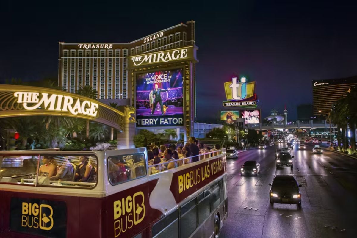 night bus tours in Las Vegas