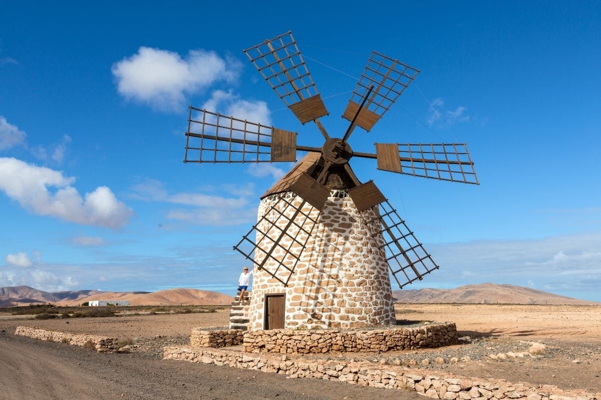 windmills in Fuerteventura