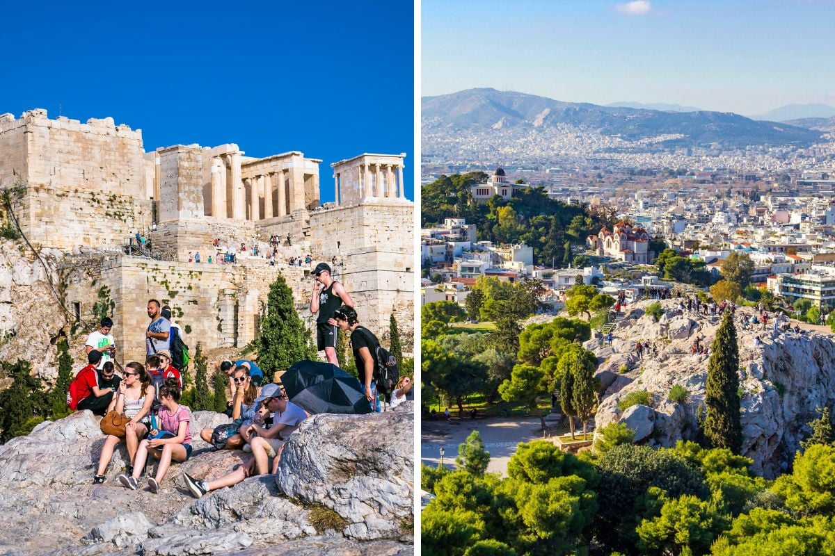 Areopagus Hill in Athens