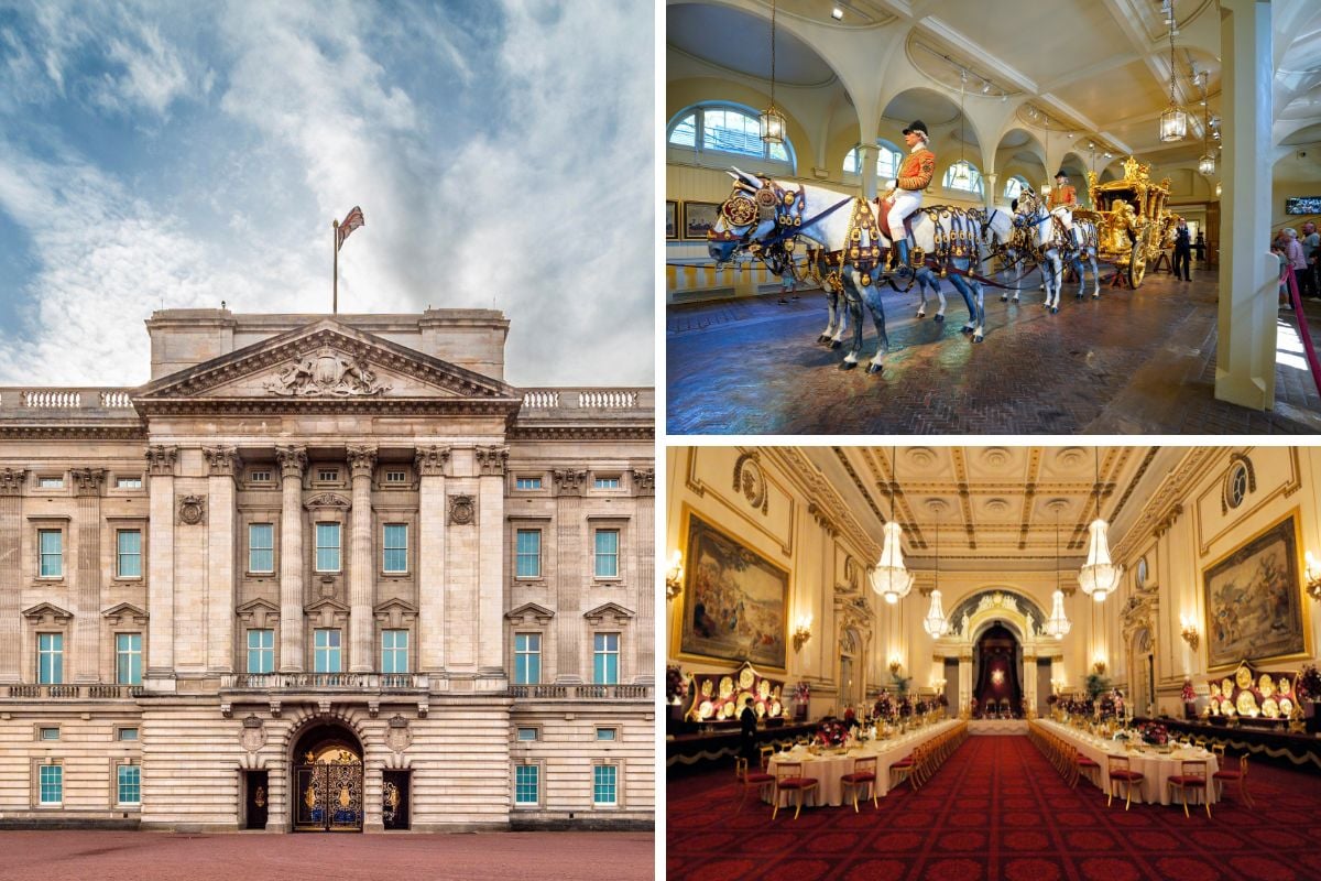 Buckingham Palace in London UK