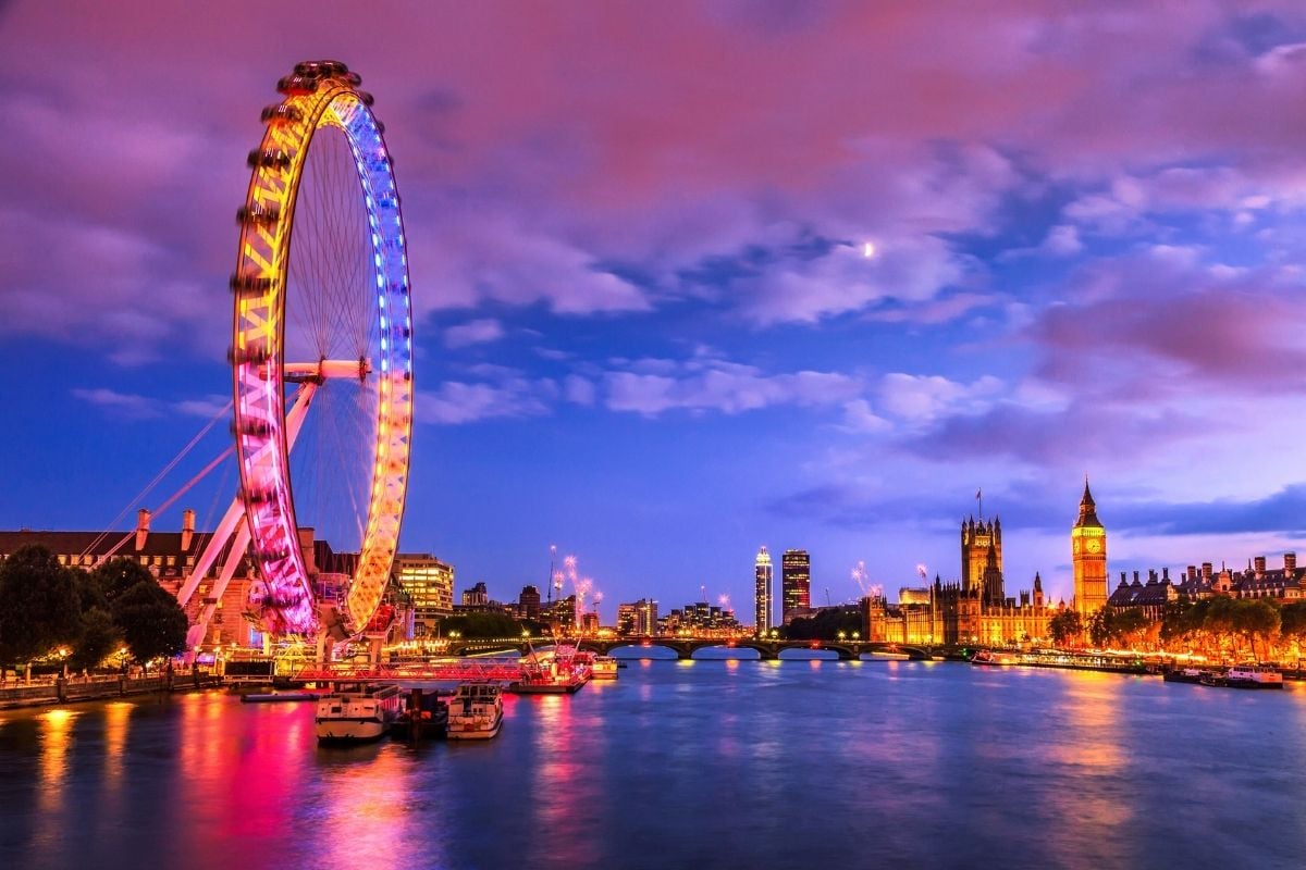 london tourist attractions at night
