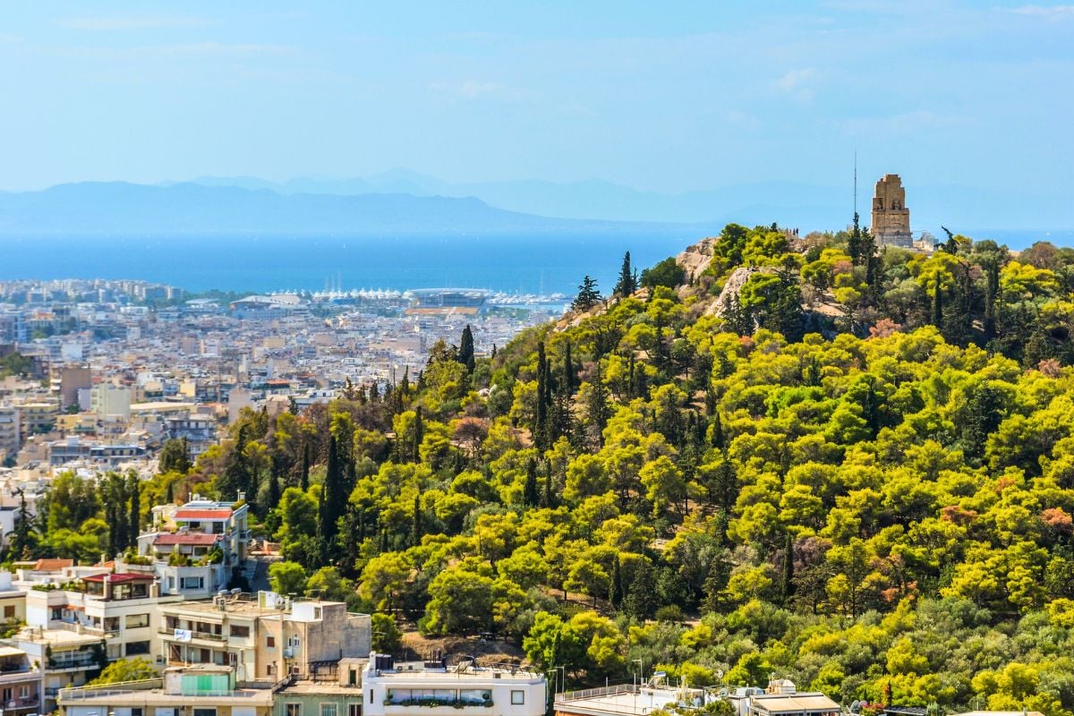 Philopappos Hill in Athens