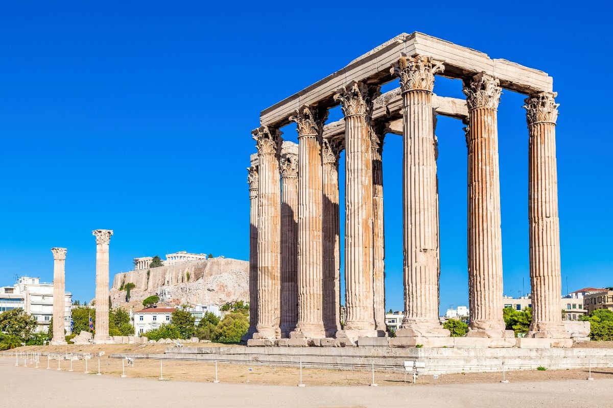 Temple of Olympian Zeus in Athens