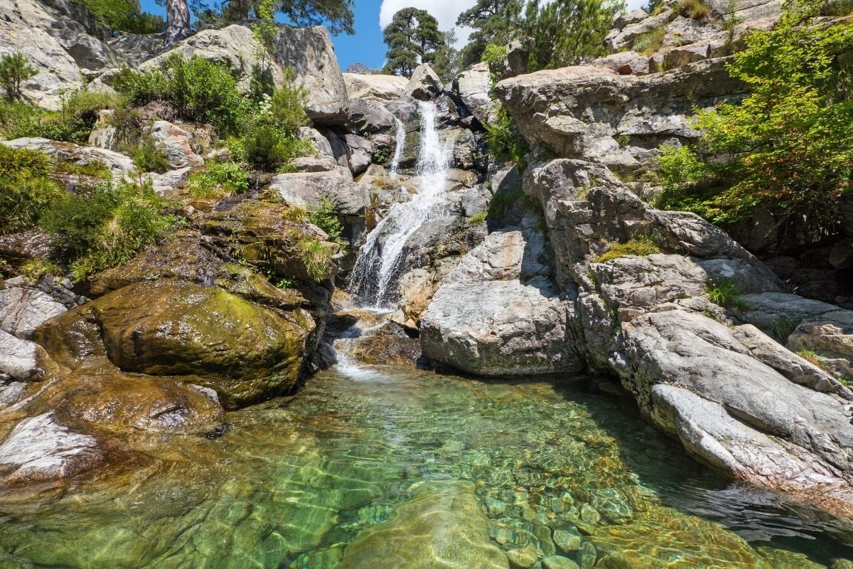 best waterfalls in Corsica