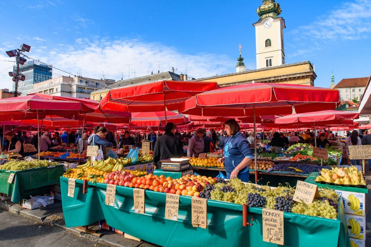 Dolac market, Zagreb