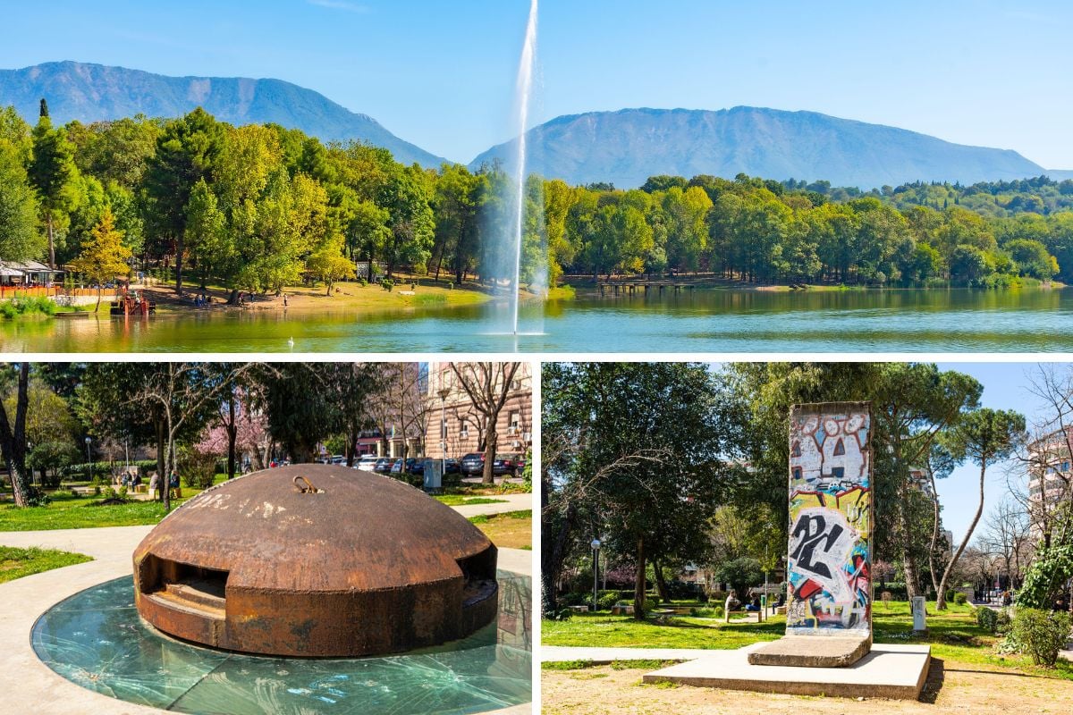 best parks in Tirana