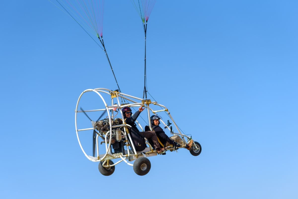 paramotor paragliding in Antalya