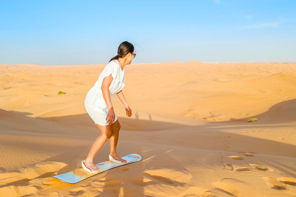 sandboarding in Aswan
