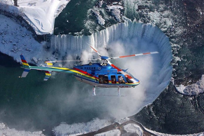 Helikoptervluchten over de Niagara Falls