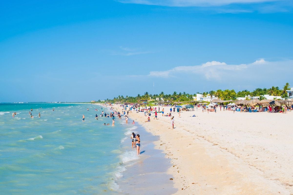 best beaches near Mérida