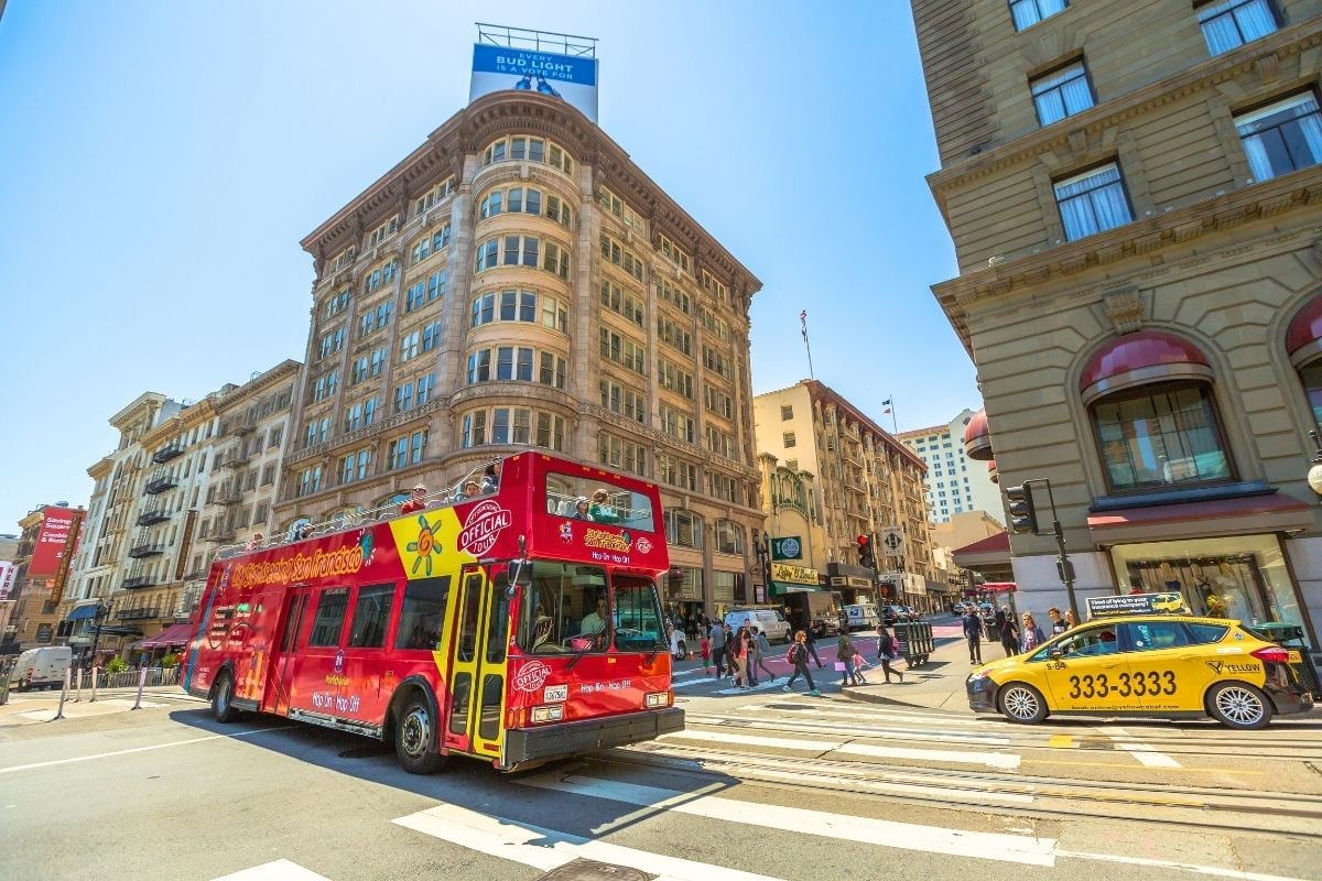 bus tours on San Francisco