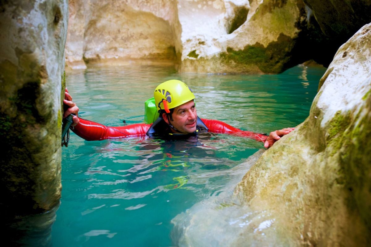 canyoning in Oman