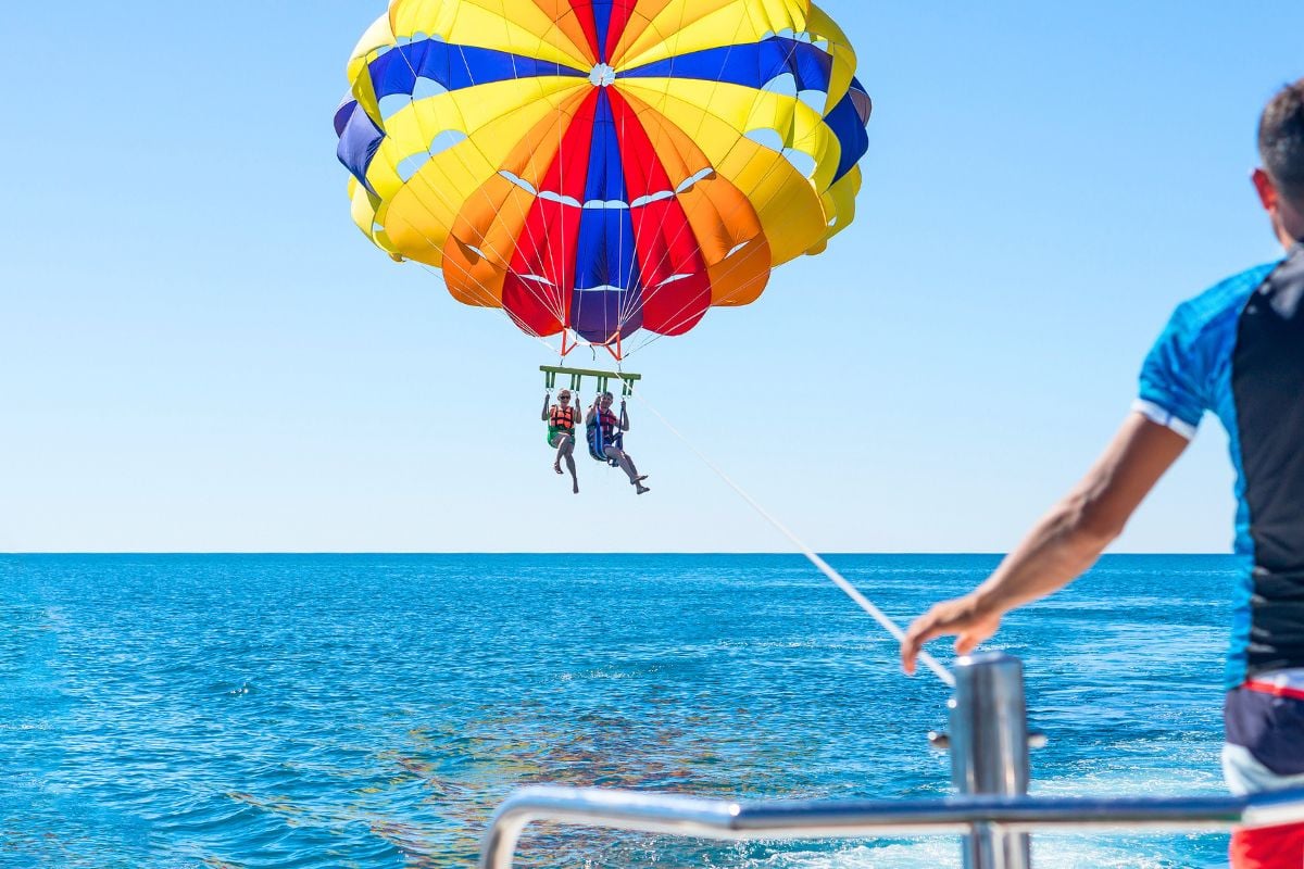 parasailing in Trogir
