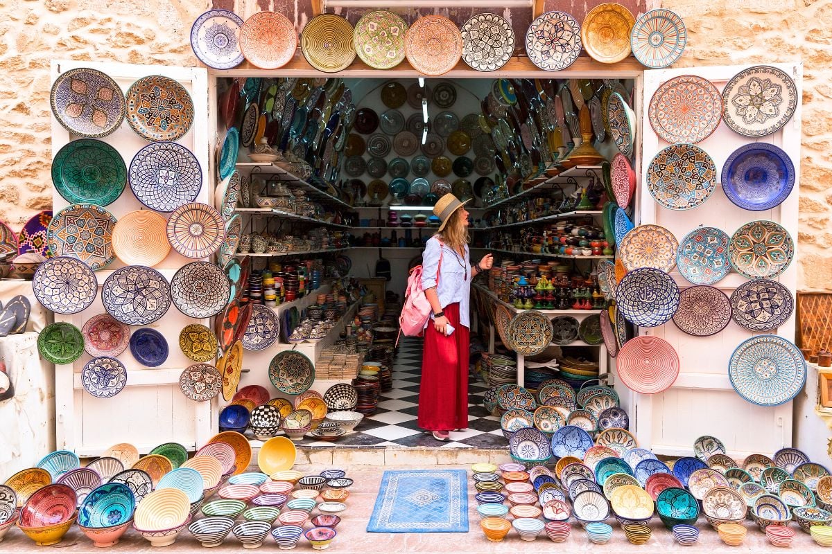 souks in Essaouira