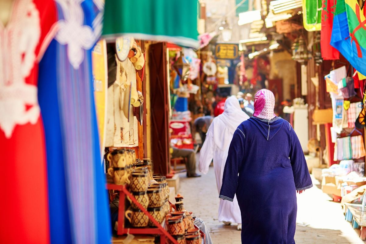 souks in Fez