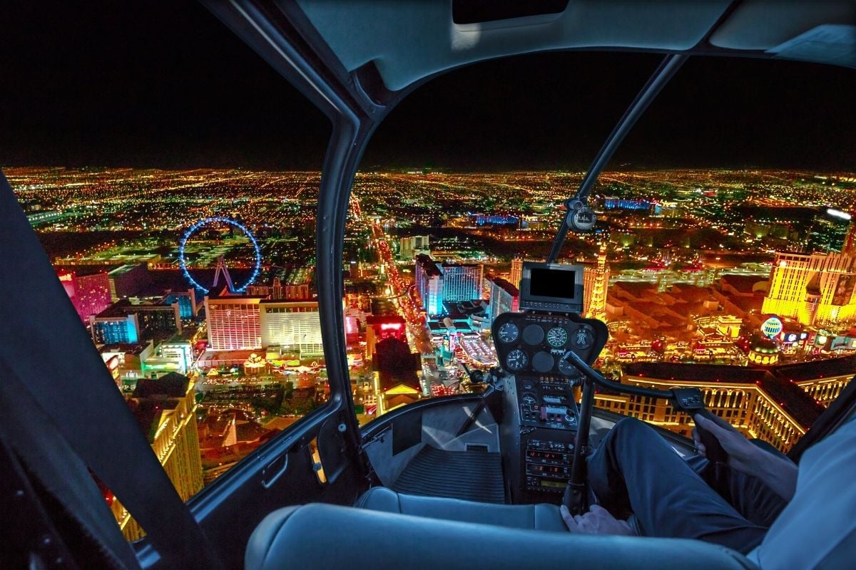 Giro in elicottero a Las Vegas