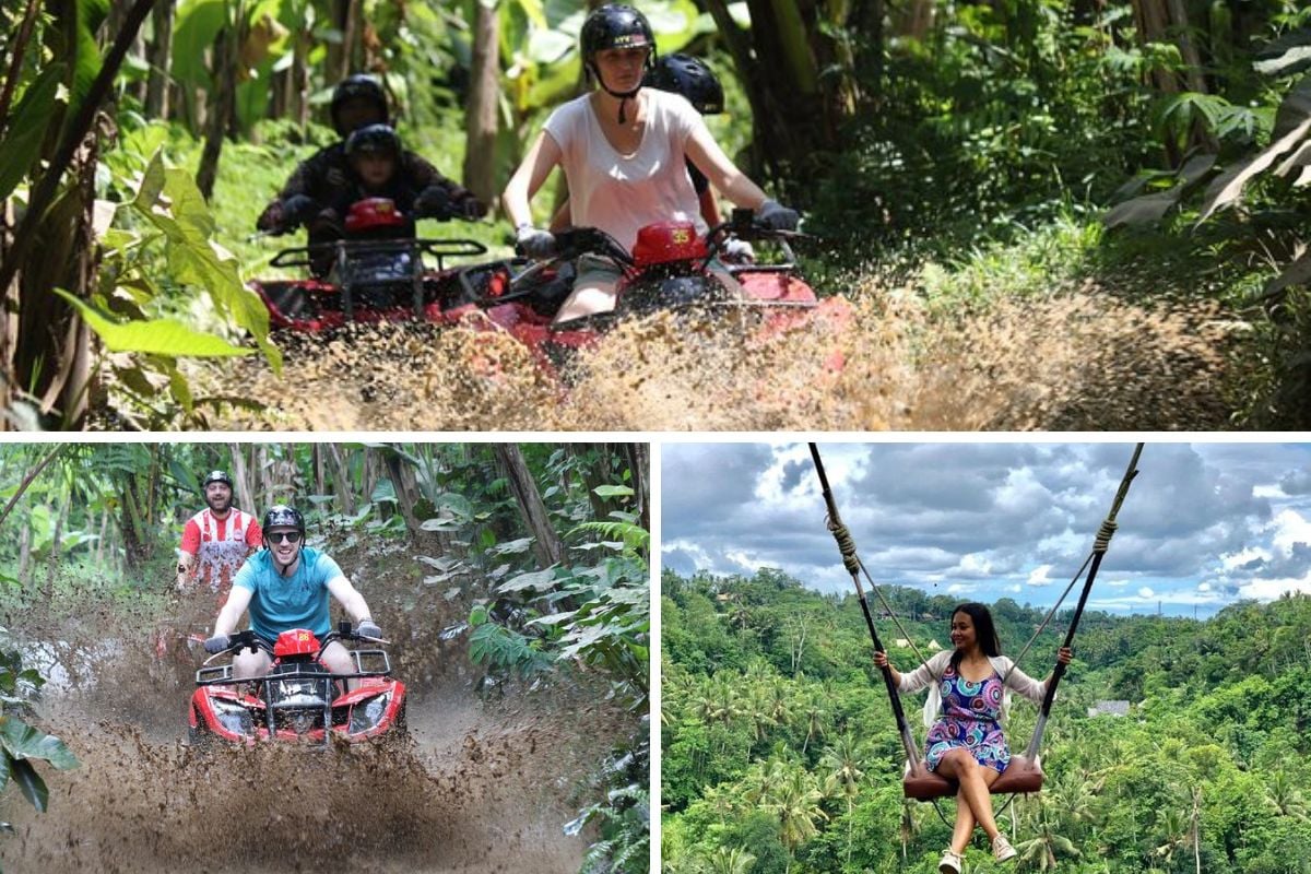 Bali ATV Ride with Jungle Swing and Rice Terrace Tour