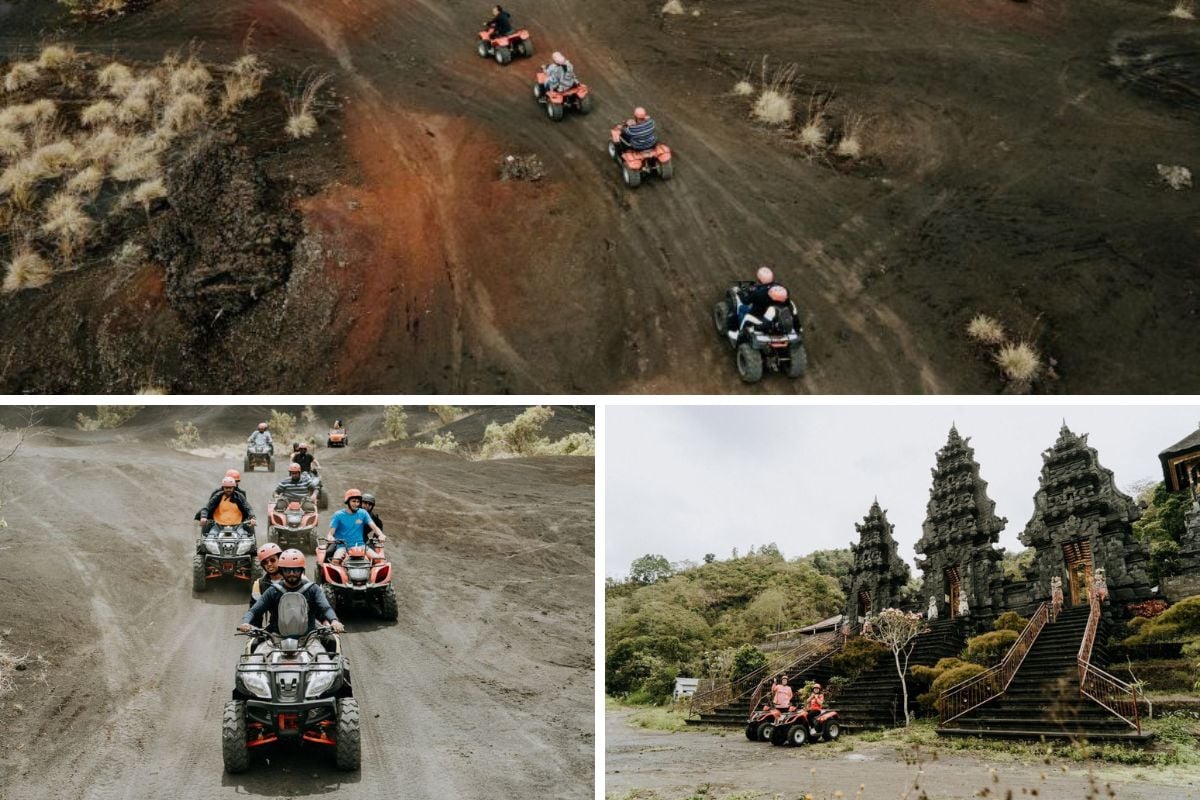Batur Black Lava Quad Bike adventure in Kintamani