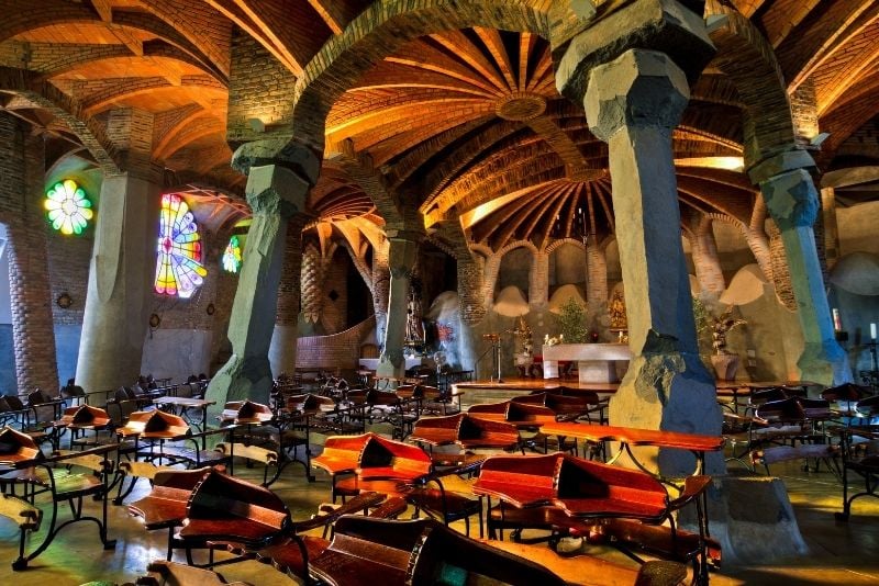 Crypte van Gaudi, Barcelona