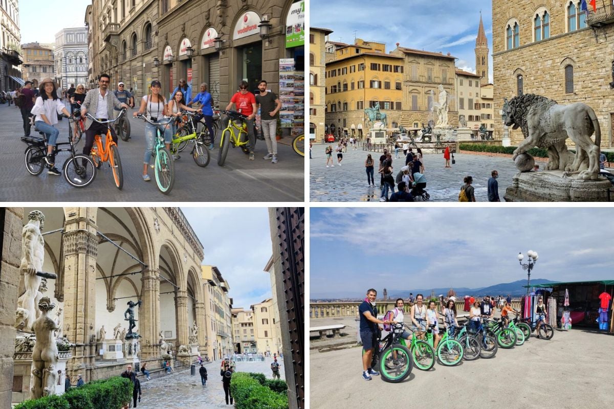 Florence e-bike tour with Michelangelo Square