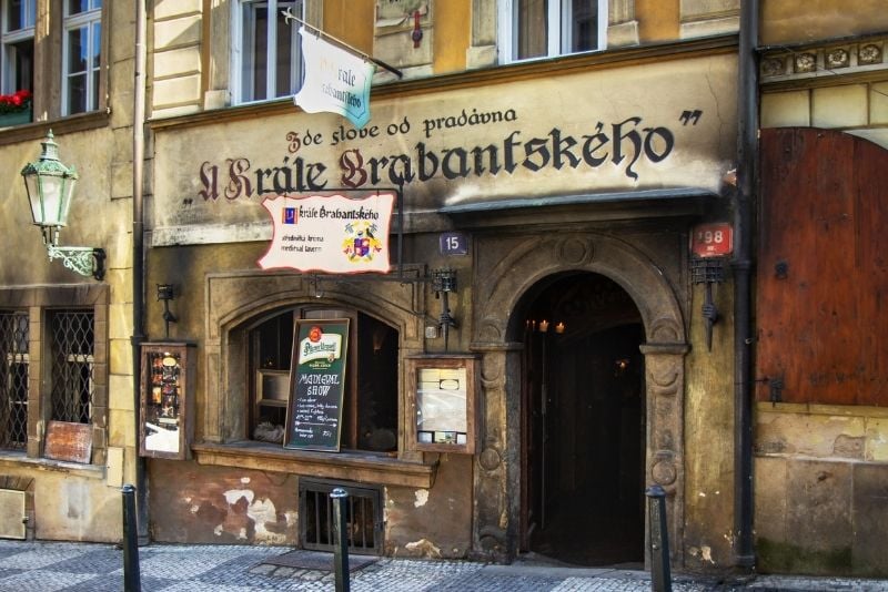 Middeleeuwse diners in Praag
