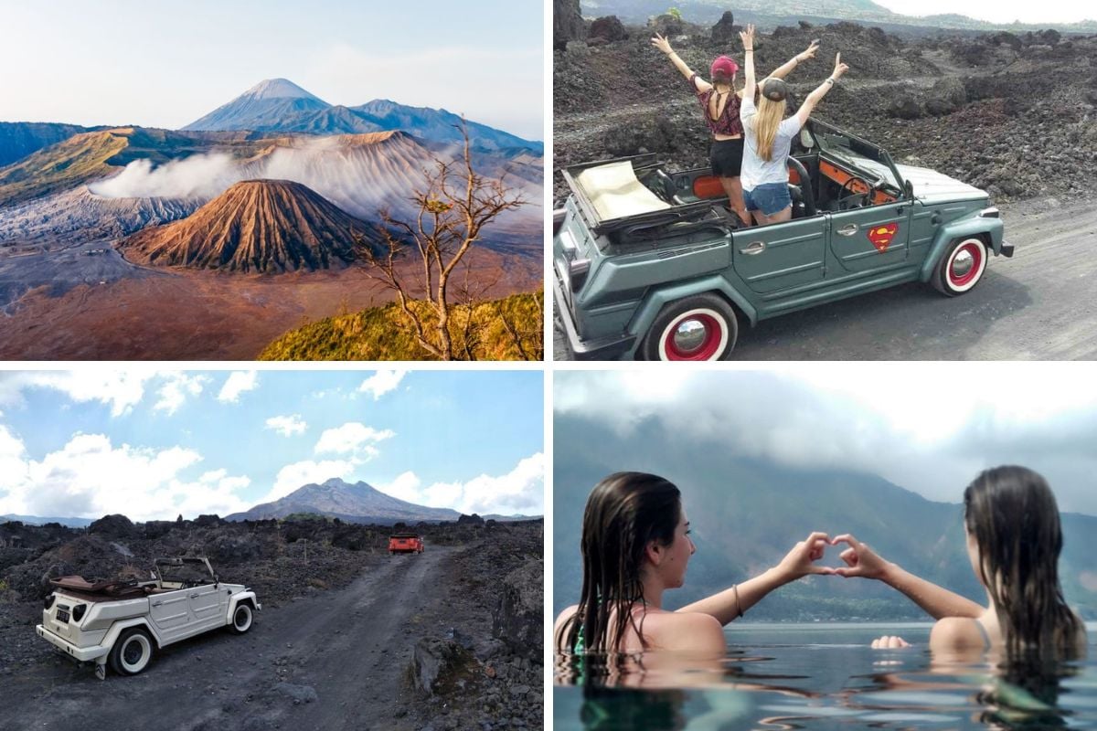 Mount Batur private volkswagen jeep volcano safari
