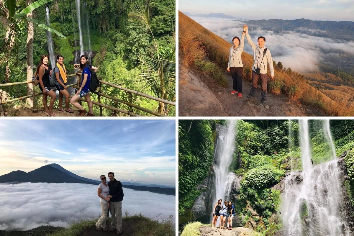 Mount Batur sunrise hike with Sekumpul waterfalls tour