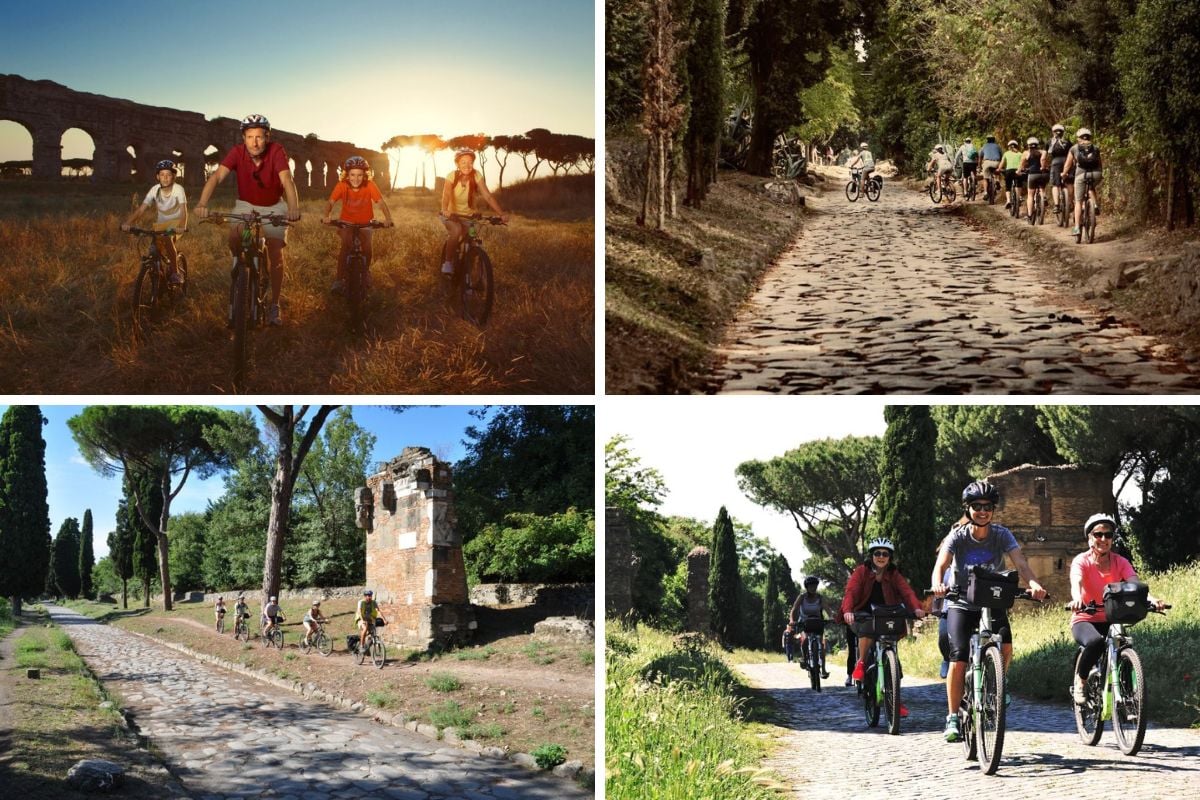 Rome, Appian Way, Aqueducts & Catacombs Option E-Bike Tour