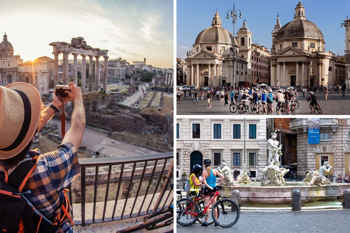 Rome in a Day Cannondale E-Bike Tour with Typical Italian Lunch