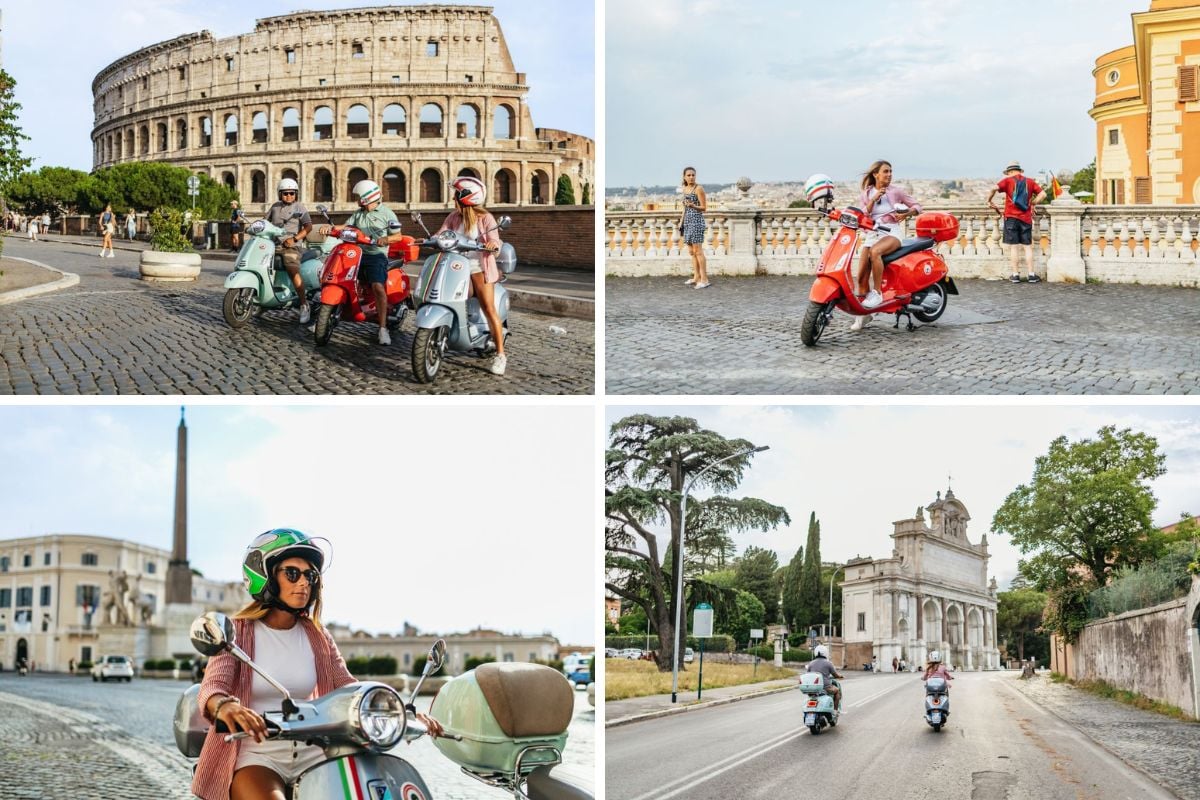 Rome: Full-Day Vespa Scooter Rental