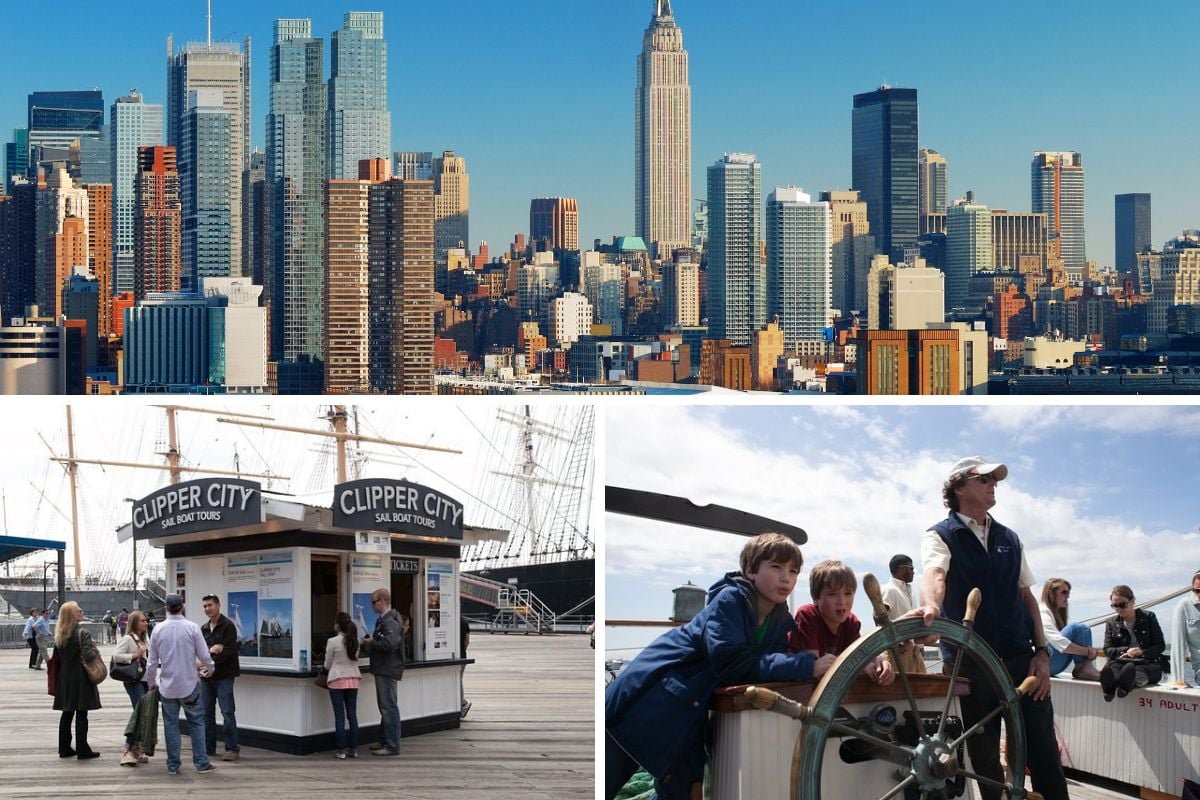 Tall Ship Sail aboard Clipper City by Manhattan by Sail