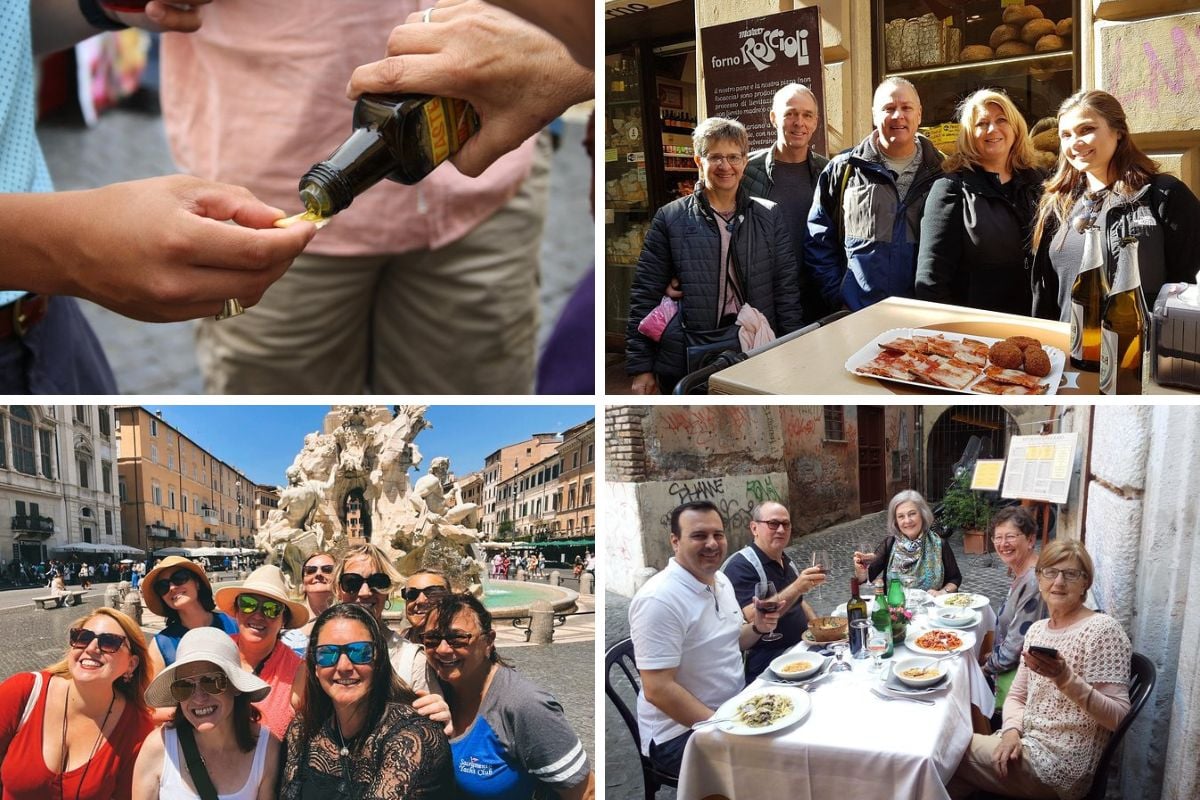 Trevi Fountain, Pantheon, and Campo Dei Fiori Market Food and Wine Tour