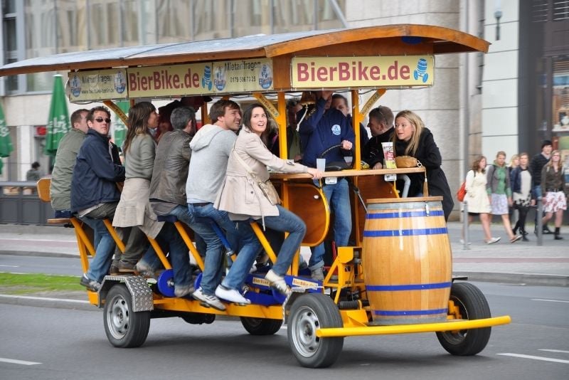Bierfiets in Berlijn