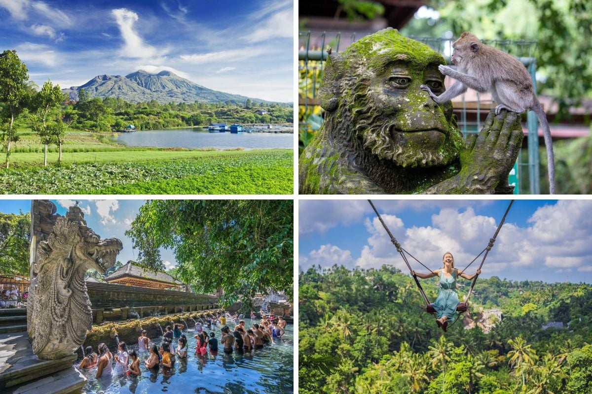 private day trip highlights of Ubud & Mount Batur Volcano