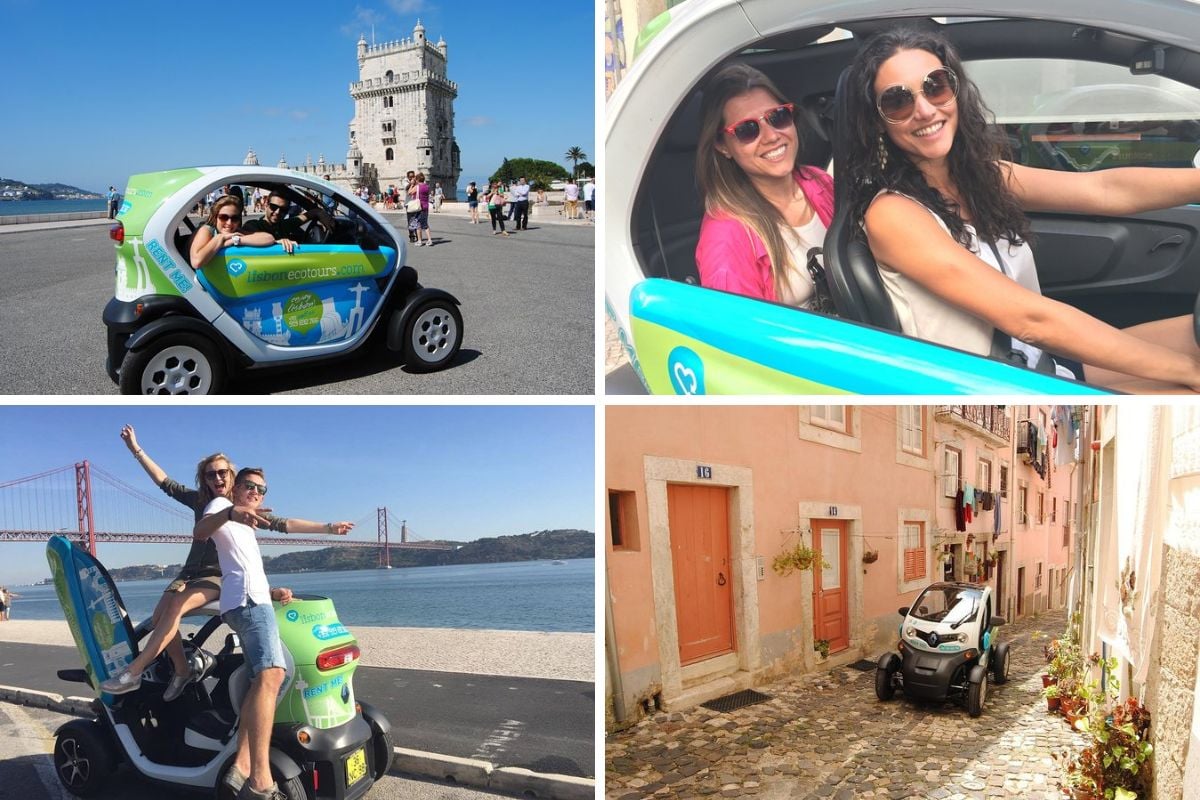 Electric Car Tour of Lisbon Old Town and Belém with GPS Audio Guide