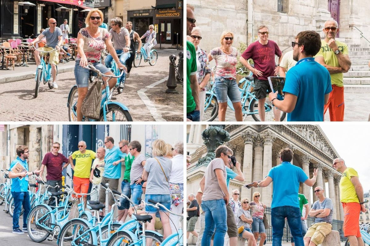 Paris bike tour hidden secrets in the Latin Quarter & Le Marais neighborhoods