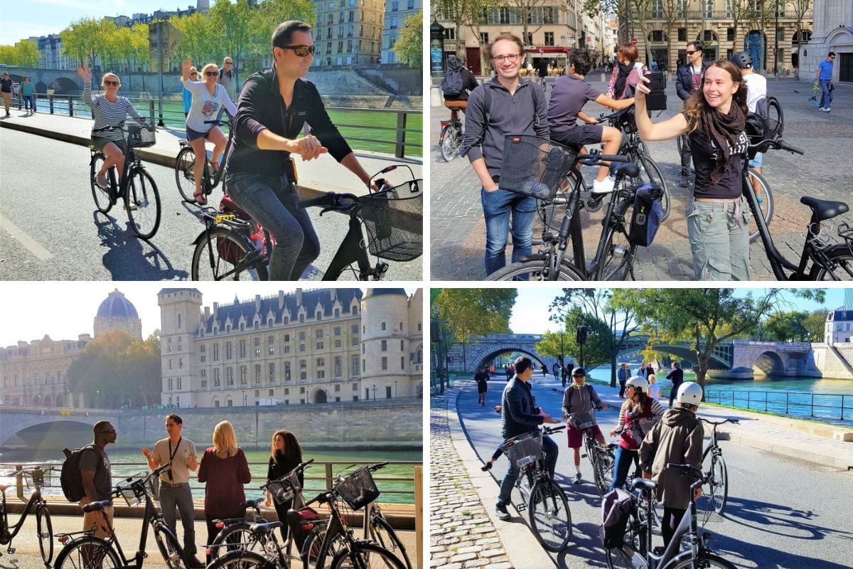 Paris city treasures bike tour