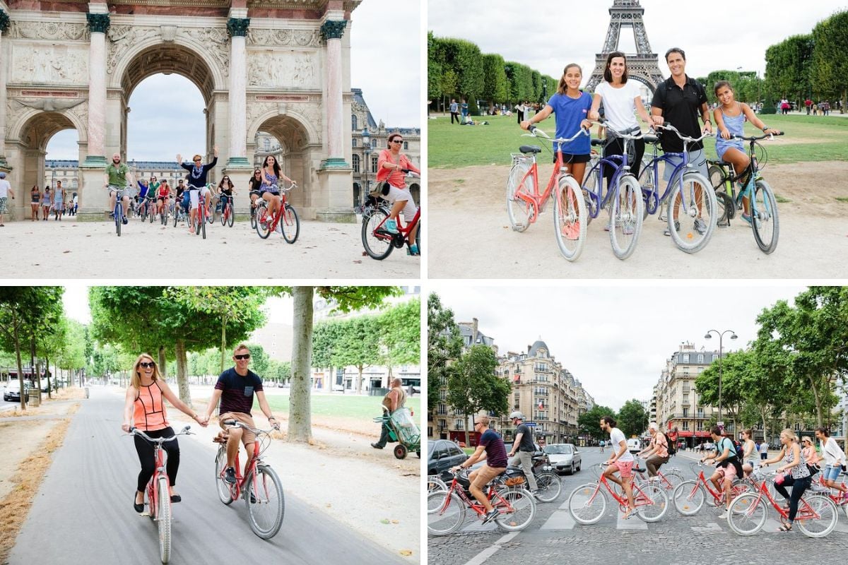 Paris sightseeing guided bike tour like a parisian with a local guide