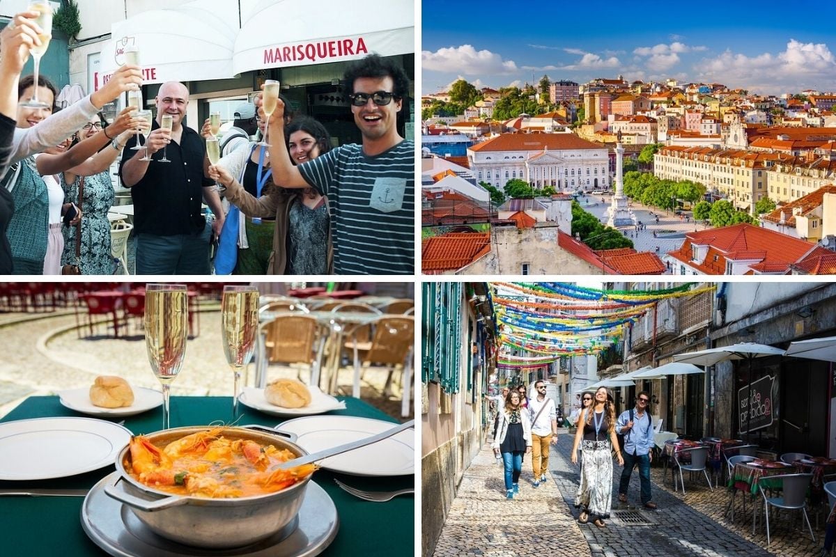 Total Lisbon Experience: Small-Group Walking Tour with Food and Wine Tastings