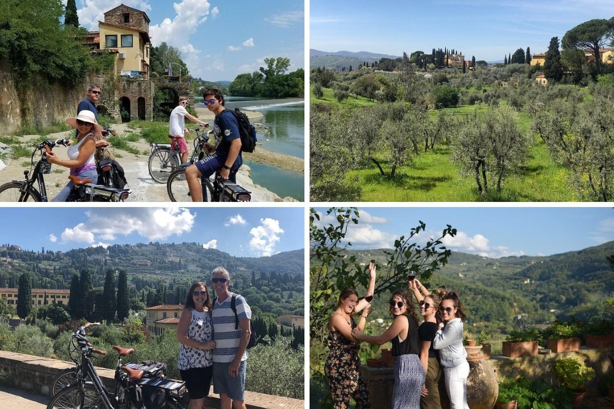 e-bike Florence Tuscany ride with vineyard visit