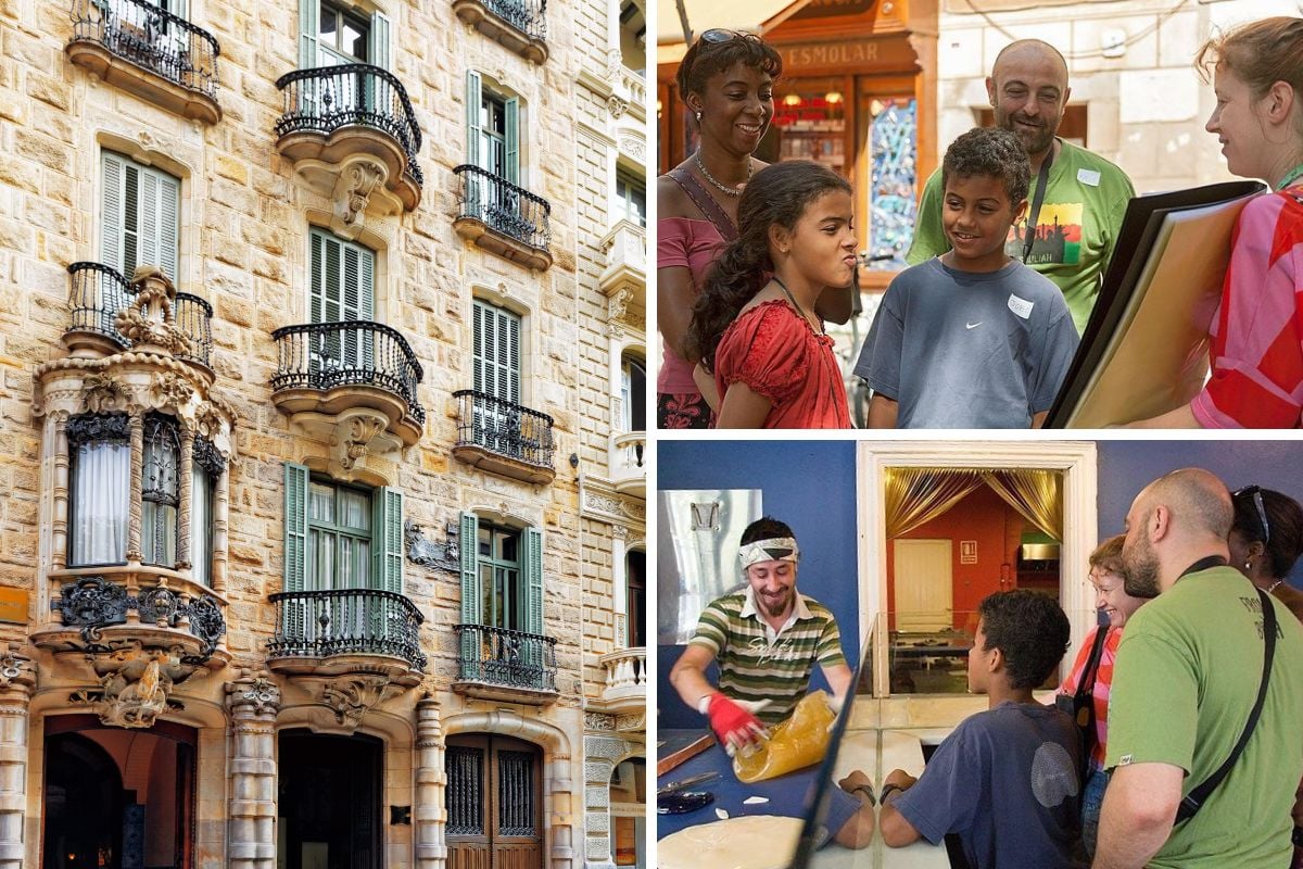 kids and family gothic quarter walking tour in Barcelona
