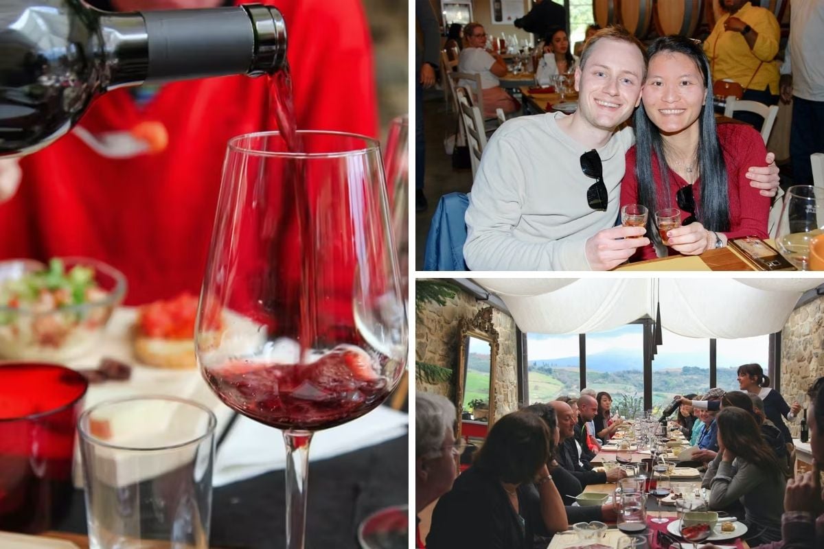 Best of Tuscany in One Day from Rome with 3-Course Lunch and Wine Pairing