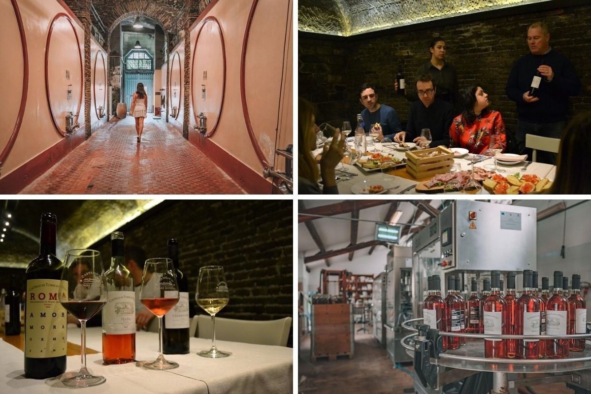 Roman countryside Food & Wine Tasting in a medieval winery