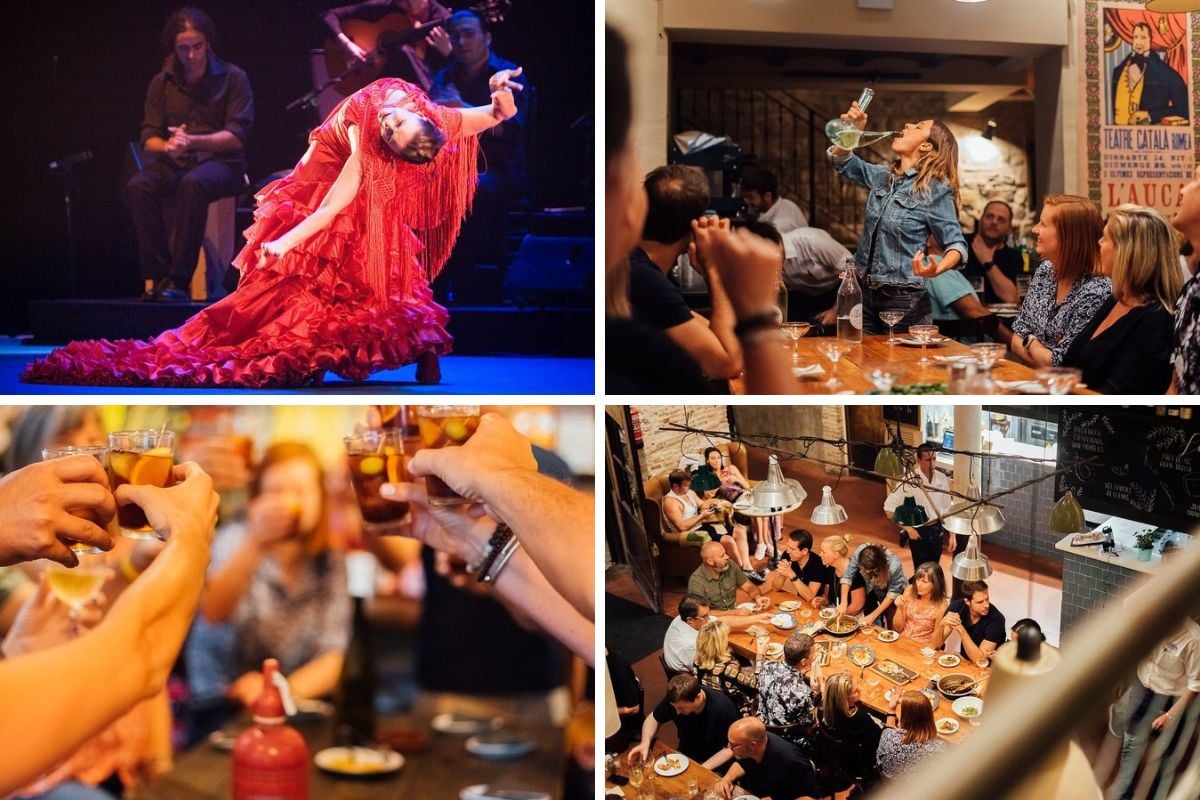 Tapas and Wine Walking Tour with Optional Flamenco Experience