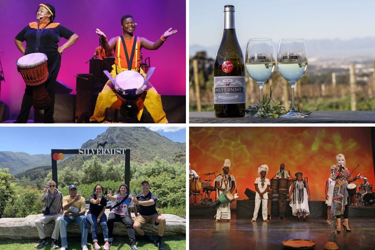 Cape Town_ African drum show & wine tasting at Silvermist