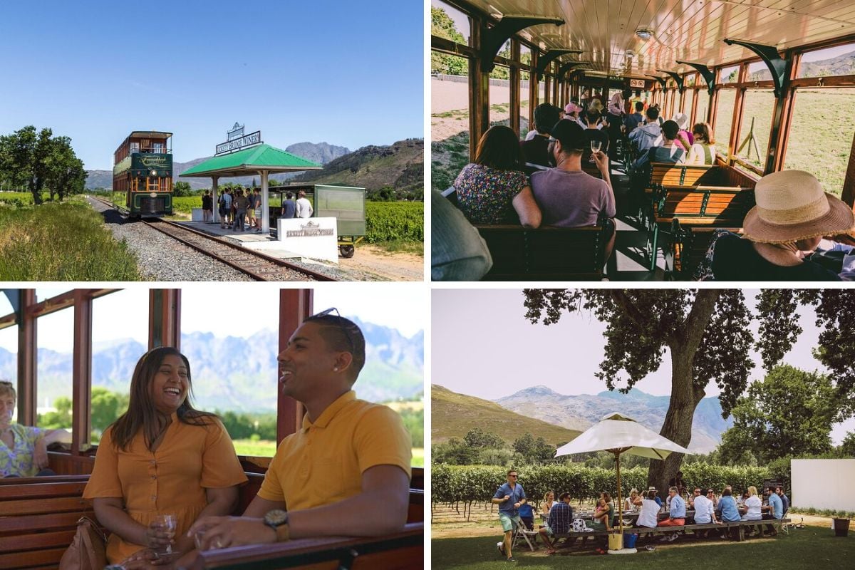 Full-Day Franschhoek Hop On Hop Off Wine Tram Tour from Cape Town