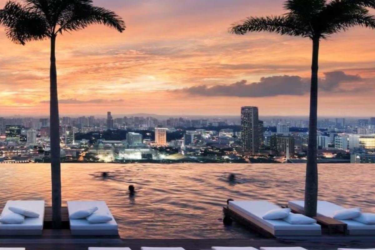 Marina Bay Sands’ infinity pool, Singapore