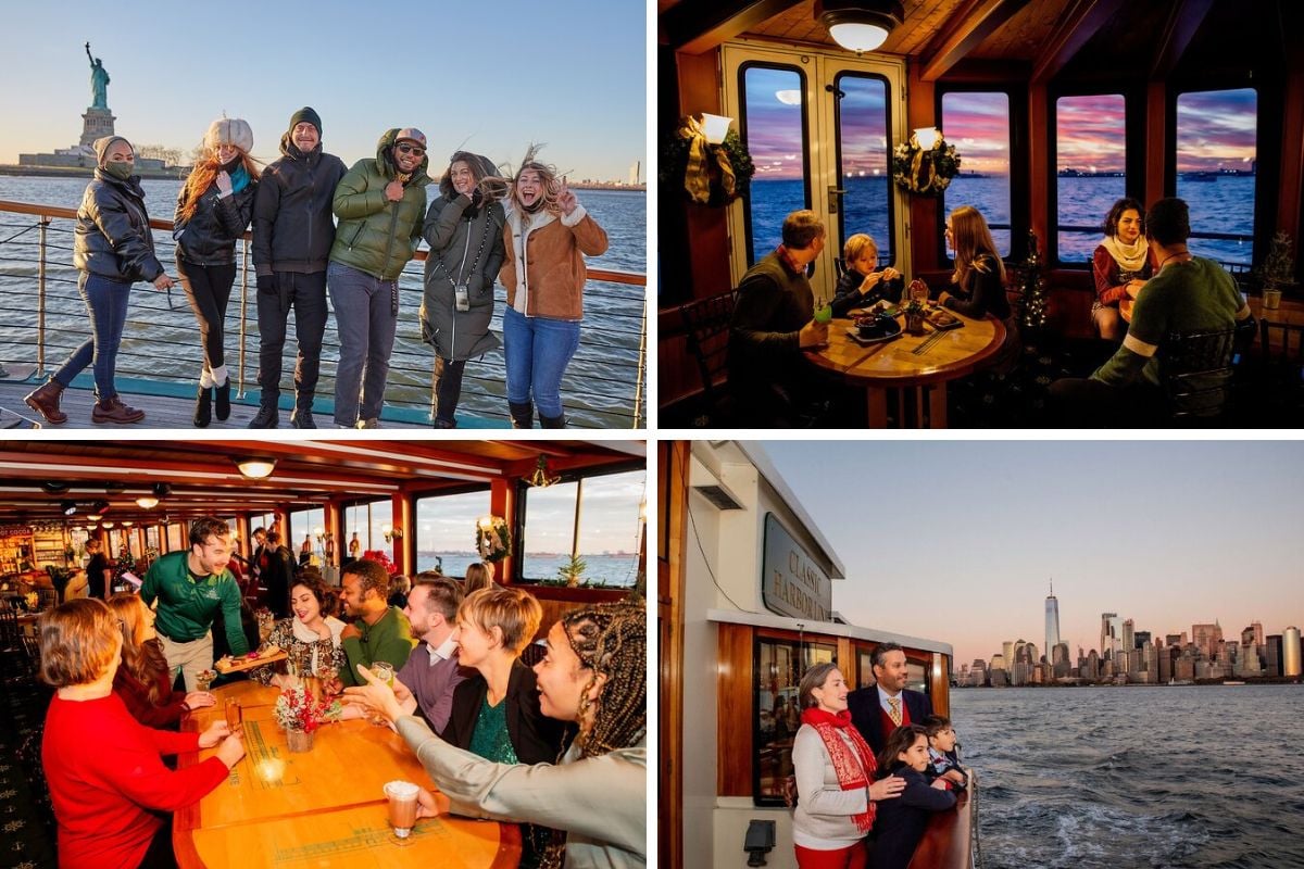 New York City Holiday Sunset Sightseeing Cruise by Classic Harbor Line